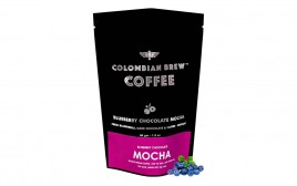 Colombian Brew Blueberry Chocolate Mocha Coffee  Pack  50 grams